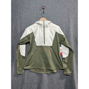 NWT Kari Traa Henni Hybrid Jacket Women’s Size Medium Green Half Zip Hoodie